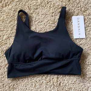 Danskin Crossaover Bra Black Medium